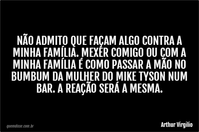 Arthur Virgilio Não Admito Que Façam Algo Contra A Minha Família